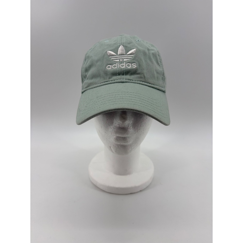 Adidas Hat Unisex OSFM Sage Green Originals Trefoil Dad Cap Adjustable Strapback